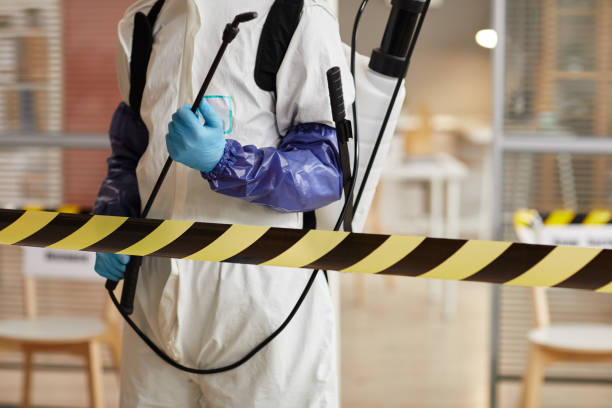 Professional Biohazard technician working in Byers, CO